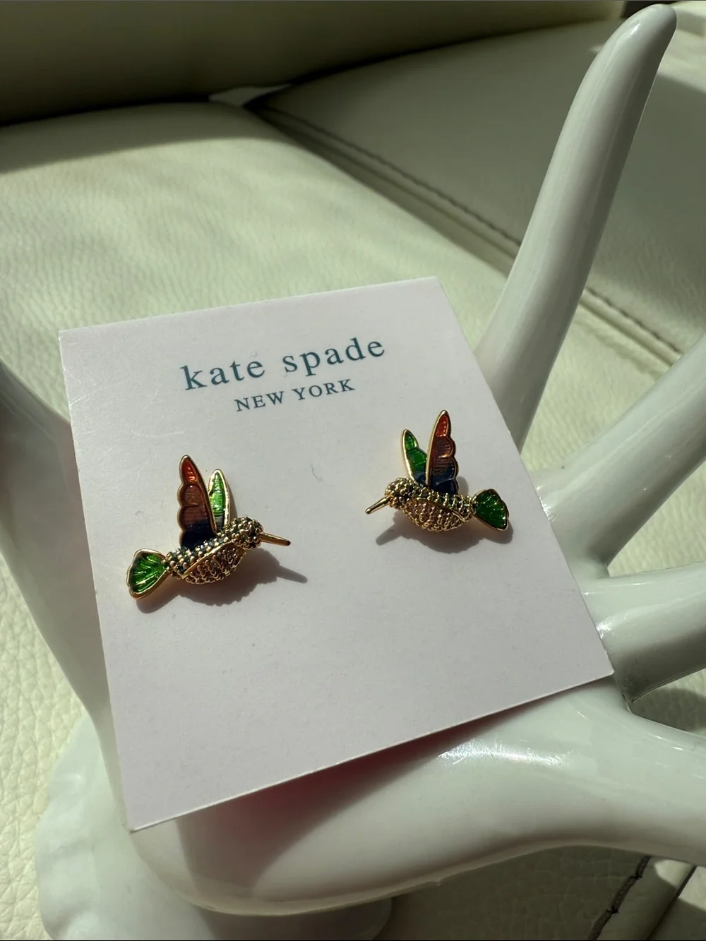 Kate Spade Dazzling Daisy Hummingbird Studs‎